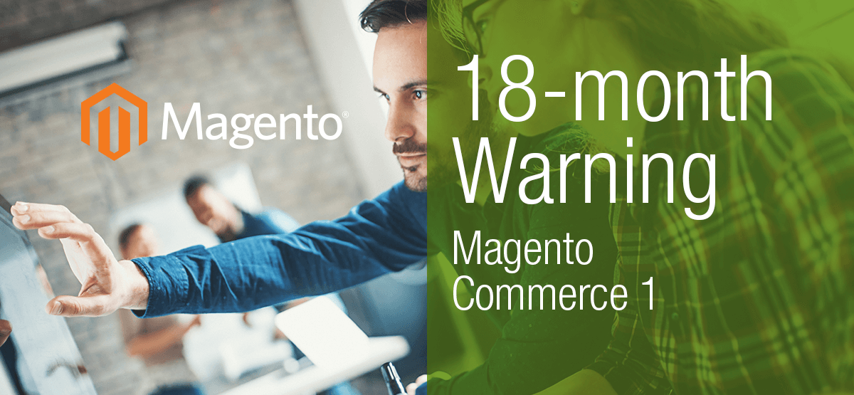 Person Researching Magento Commerce 1 Software Support Ending